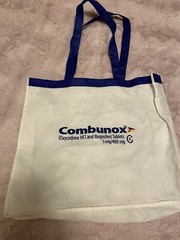 handled book bag Tote pharmaceutical Oxycodone memorabilia Promo Advertising