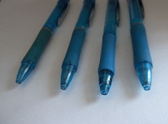 Nasacort AQ Pharmaceutical Promo Pens–Medium Wt Plastic/Rubberized Grip–Lot of 4