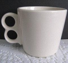 EFFERSYLLIUM Laxative Vtg 1960s Mug Drug Rep Promo Mount Clemens Trigger Handle