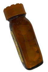 Vintage Amber Glass Anacin Pill Bottle Full Whitehall Pharmaceutical
