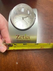 ZETIA Pharmaceutical Spinning Clock With Original Box And Directions Read
