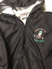 DRUG REP ITEM NASAL CROM JACKET WITH HOOD HTF USED