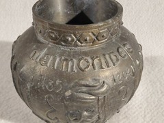 Vintage Brass RX Maimonides 1135-1204 Secundum Artem Mortar & Pestle Coricidin