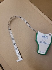 Xenical Drug Rep Measuring Tape w/Retractable Button & Clip – Unisex Adults