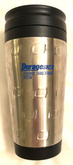Lot of 2 Duragesic Fentanyl Travel Mugs Pharmaceutical Sales Merch Rare HTF