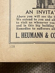 Vintage Advertising Heumann Family Health Book Patent Quack Medicine 1936 NYC