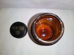 Vintage 1963 Brown Glass Bottle Sheets Pharmacy Afton IA