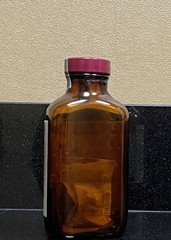 Vintage Coricidin with Codeine EMPTY Glass Pharmacy Bottle