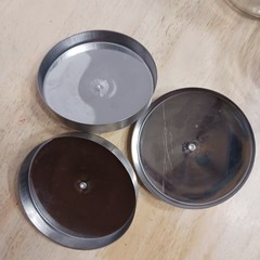 VTG PROFEX ’40s-’50s Glass Apothecary Dental Jar Containers Medical USA Set Of 3
