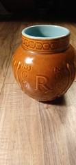 Secundum Artem Schering McCoy Ceramic Rx Apothecary Jar Vase Maimonides
