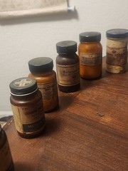 Apothecary Pharmaceutical Medicine Bottles & Misc Never Open (Lot of 16)