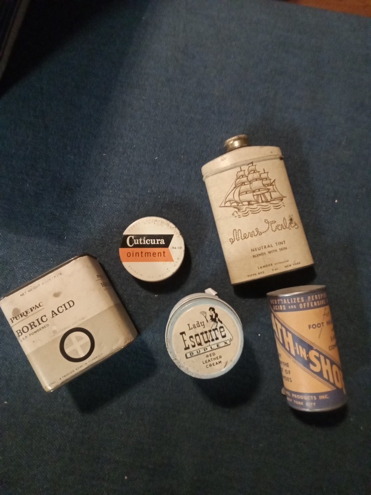 Vintage Tins Lot Of 5