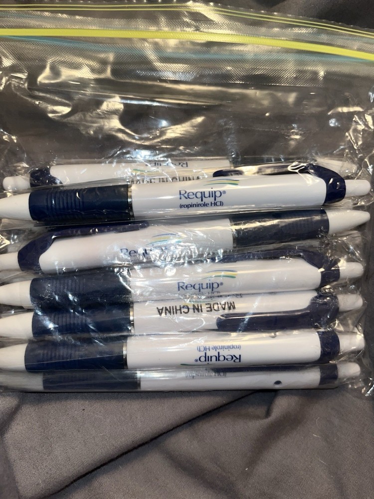 Requip Drug Rep Pens Lot Of 12