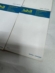vintage advil notepads lot of 4 NEW