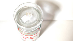 BARBITALUM NATRIUM, Vintage Glass Apothecary Pharmacy Clear Jar, 50 ml, Cap