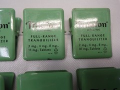 (12) Trilafon Full Range Tranquilizer Vintage Medical Advertising – Shows Wear