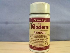 Vintage SCHERING DILODERM Skin Spray 586