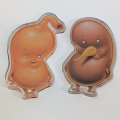 Pharmaceutical Drug Rep Advertising Magnet (2) Actos Stomach Liver Organs