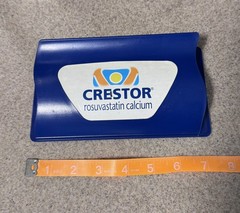 Crestor Plastic Magnet Clip Drug Rep Pharmaceutical Promo Medical Advertising