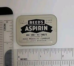 3 Vintage Pill Boxes – 1936 Prescription Box, WWII Silargetten, Reed’s Aspirin