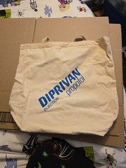 Vintage Diprivan Propofol Tote Bag Pharmaceutical Advertising, DIP #1