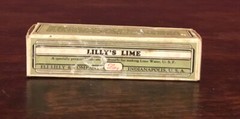 Vintage Lilly’s Lime EMPTY Bottle With Cork in Original Box