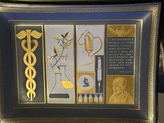 Vintage Medical Glass Tray Advertising McKesson Doctor Hospital Supplies
