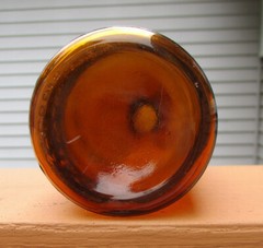 Hymosa Medicine Bottle Walker Pharmacal Company St. Louis Glass Amber