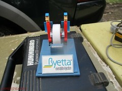 Drug Rep tape dispenser Byetta EXENATIDE pharmaceutical collectible DIABETES