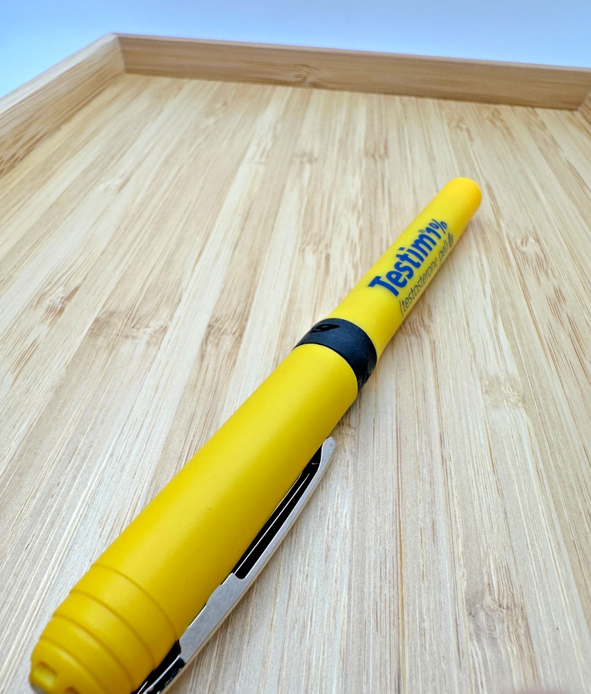 Testim 1% Testosterone Gel Yellow Pharmaceutical Promo Pen Tested & Working