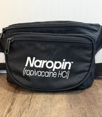 NAROPIN Black Fanny Pack Drug Pharmaceutical Rep Promo Advertising Adjustable