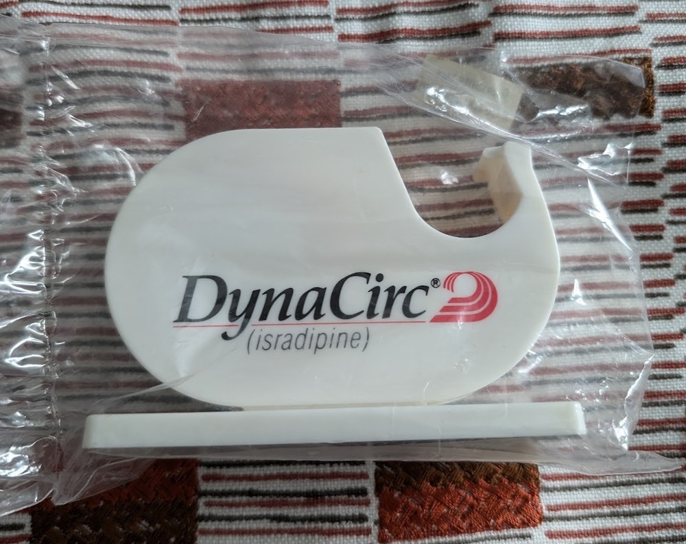 Drug Rep Promo DYNACIRC (Isradipine) Highlighter tape dispenser Pharaceutical