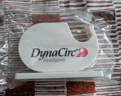 Drug Rep Promo DYNACIRC (Isradipine) Highlighter tape dispenser Pharaceutical