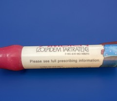 Ambien PEN Drug Rep Pharmaceutical Promo Medical Advertising Rare Pink – Working