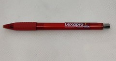 Pharmaceutical Drug Rep Vintage Pen Lexapro Metal & Plastic Black Ink