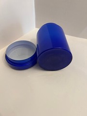 Vintage Cobalt Blue Glass Jar