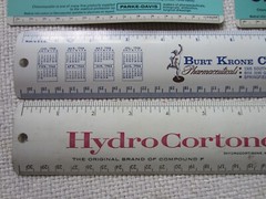 lot of 10 vintage PHARMACEUTICAL PHARMACY Promo DRUG ADVERTISEMENTS, 1961 to 70s