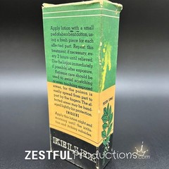 Vintage Kellers Poison Ivy Poison Oak Lotion Box 1950s Era Mid Century Medicine