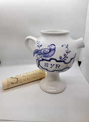 Apothecary Pharmaceutical Jar SYR ROSAR SOL By Lilly Made in Portugal 1989