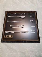 Lotrel Ancient Roman Surgical Instruments Plaque