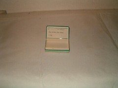 Vintage Denner Bros Pharmacy Prescription Drug Pill Box Sebewaing Mich.