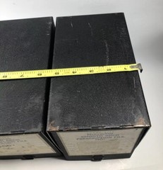 Vintage McCracken Metal File Pharmacy Prescription Box Industrial Rx Lot 3 Blk