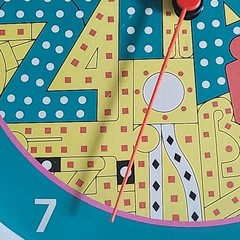 Ziac Pharmaceutical Drug Rep Promo 10″ Wall Clock Colorful Advertising- Works