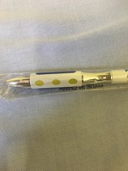 Actonel Heavy Metal Drug Rep Pharmaceutical White Twist Pen With Raised Grip
