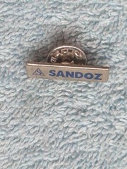 🔴SANDOZ Pharmaceuticals pin LSD Albert Hofmann Logo pin badge / second one🔴