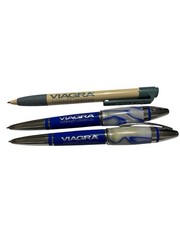 VTG Viagra Promo Ballpoint Pens Lot Of 3 Pharmaceutical Rep Advertising 2 Work