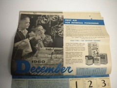 Vintage 1960 McKesson’s Medicine Calendar Michels Pharmacy Clearwater FL 60s VTG