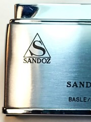 Vintage SANDOZ LIGHTER LARGE, LSD pharmacy Switzerland extra rare