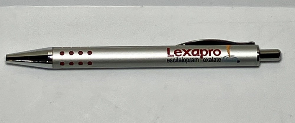 Drug Rep Lexapro Plastic/Metal Pen Pharmaceutical Promo Advertising