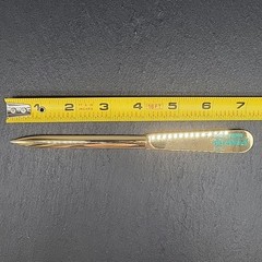 Mylanta-II Double Strength Antacid Anti-Gas Metal Letter Opener Vtg Advertising